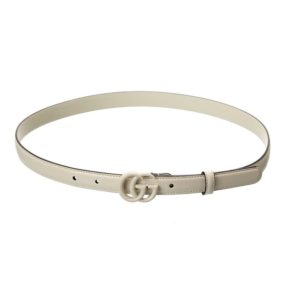 Gucci Off-White Leather Belt